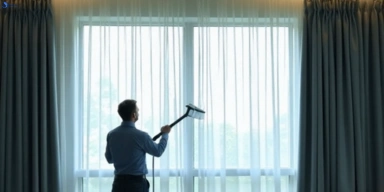 Commercial curtain stain removal service mooloolaba hotels offices restaurants